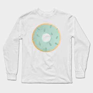 Christmas tree sprinkles donut Long Sleeve T-Shirt